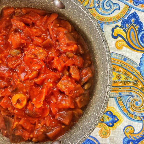 The Best Eggplant Caponata