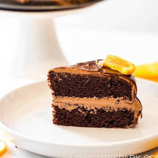 Keto Chocolate Orange Cake