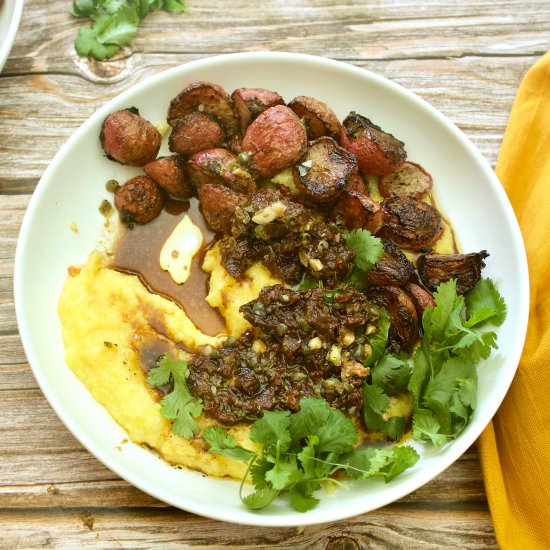 Roasted Radish Bowl