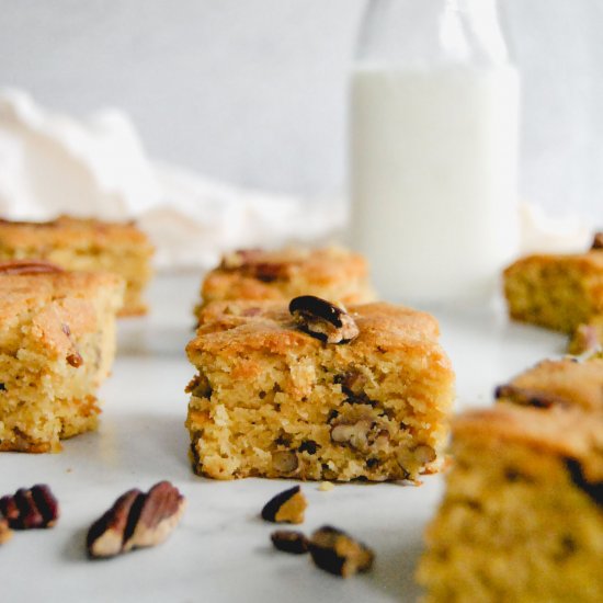 Maple Pecan Blondies