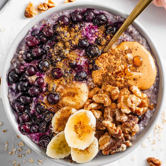 Blueberry Banana Oatmeal