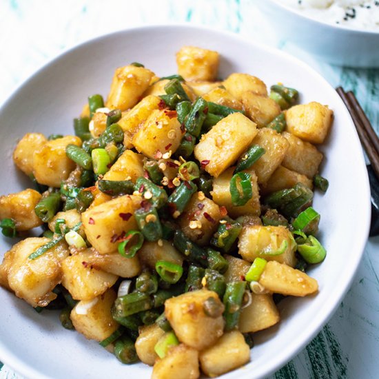 Sautéed Green Beans and Potatoes