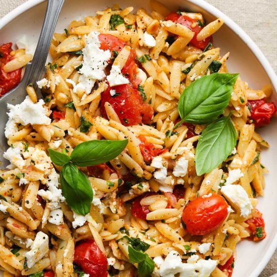 Roasted Tomato, Feta & Herb Orzo