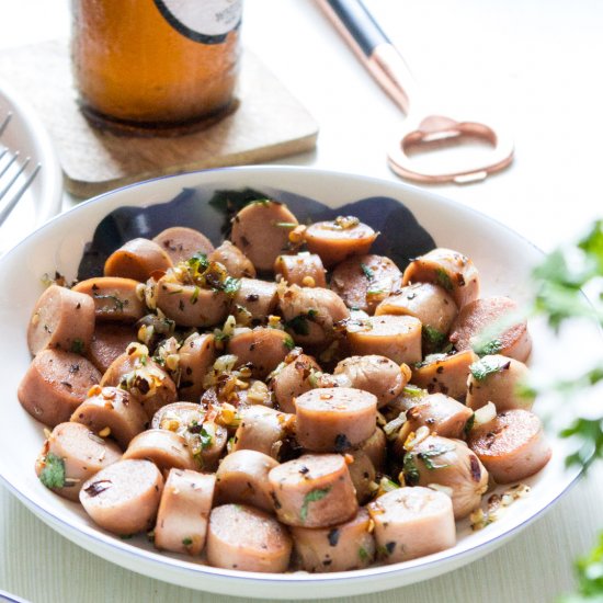 Herb Butter Sausages