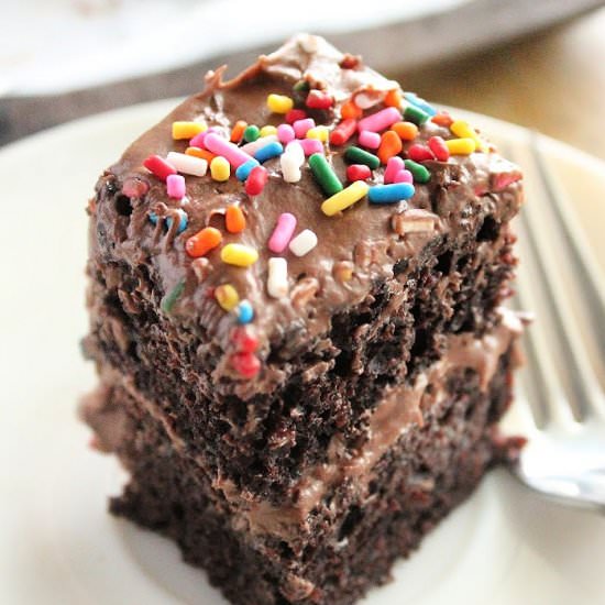 Crock Pot Chocolate Cake