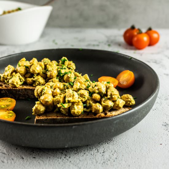 Vegan Curried Chickpea Spread