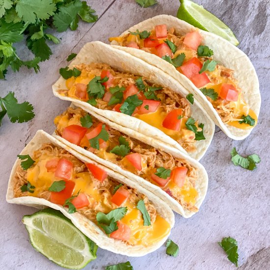 Slow Cooker Chicken Tacos