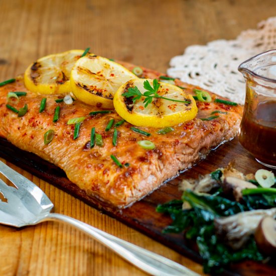 How to cedar plank salmon