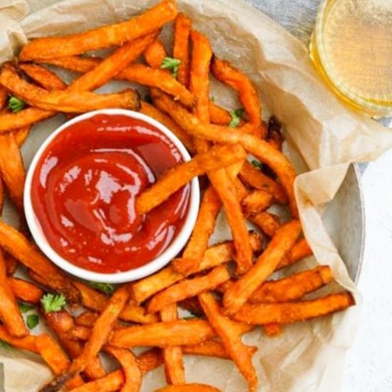 Air Fryer Frozen Sweet Potato Fries