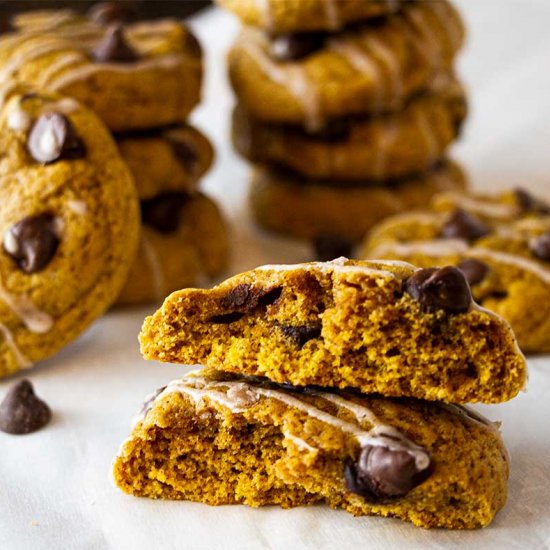 Pumpkin Chocolate Chip Cookies