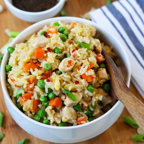 Instant Pot Chicken Fried Rice