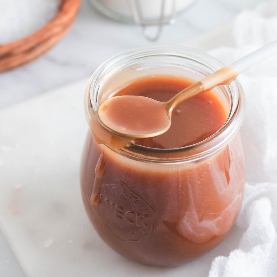 Easy Homemade Salted Caramel Sauce