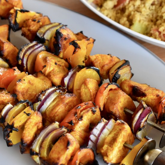 Grilled Chicken Kabobs