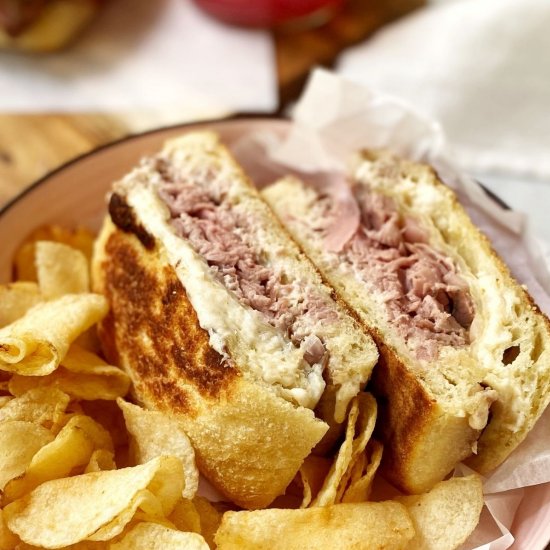 Steak and White Cheddar Panini