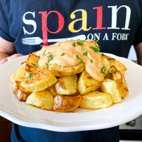 Baked Spanish Patatas Bravas