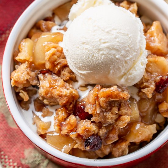 Old-Fashioned Apple Crisp