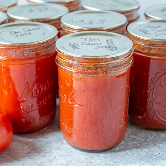 Homemade Tomato Sauce