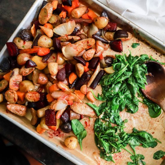 Sheet Pan Sausage and Veggies