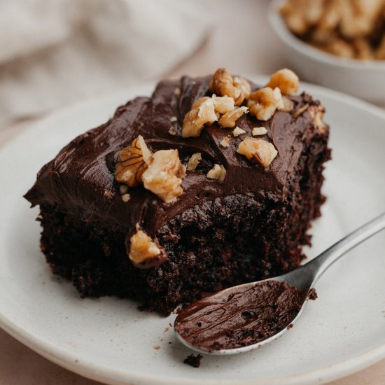 Chocolate Walnut Cake