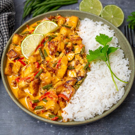 Vegan Tofu Thai Red Curry