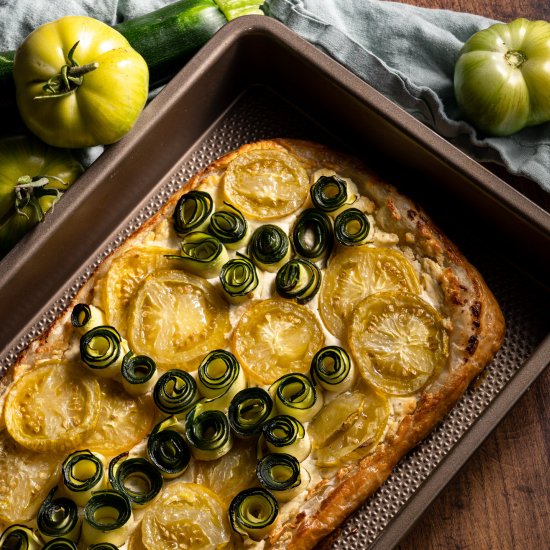 Zucchini and Tomato Tart