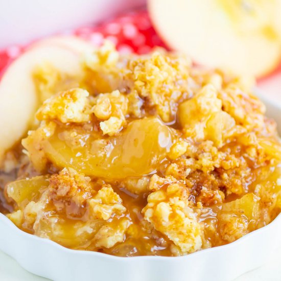 Caramel Apple Dump Cake