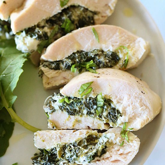 Stuffed Chicken Breast With Spinach