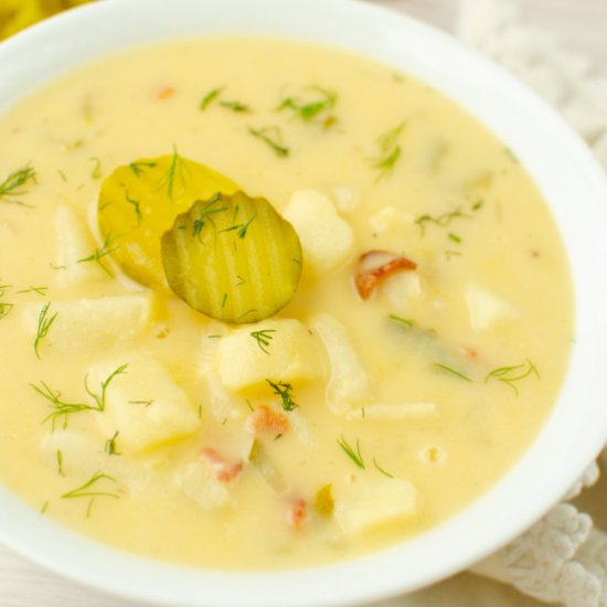 Dill Pickle Soup