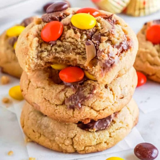 Reese’s Pieces PB Chip Cookies