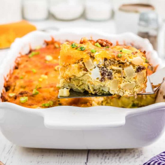 Sausage Potato Breakfast Casserole