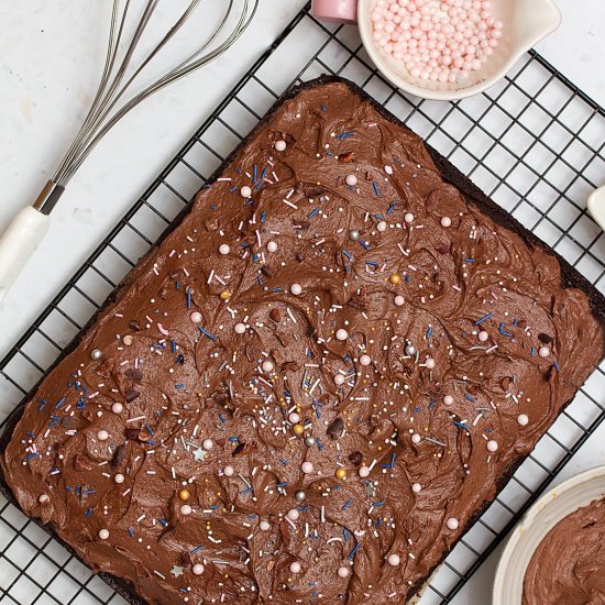 Vegan Chocolate Sheet Cake