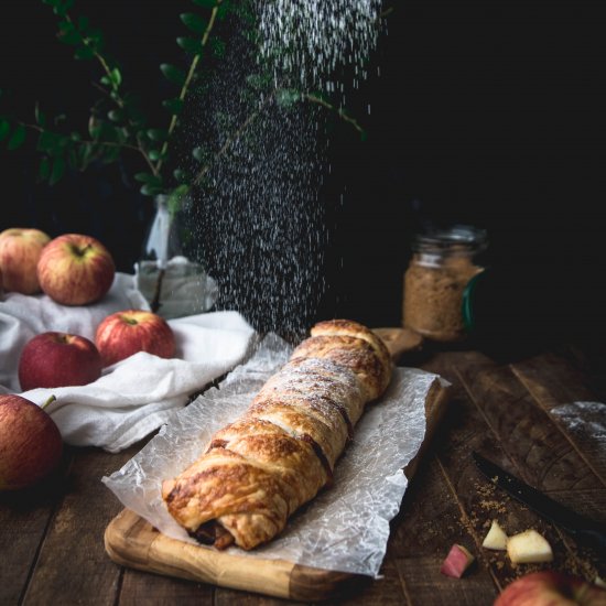 Puff Pastry Apple Strudel