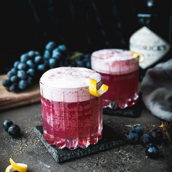 Concord Grape Gin Fizz