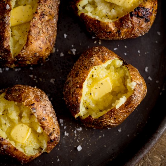 The Best Baked Potato Method