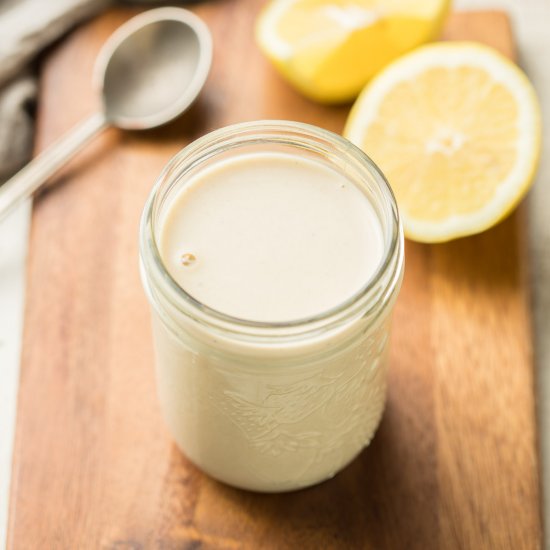 Lemon Garlic Tahini Dressing