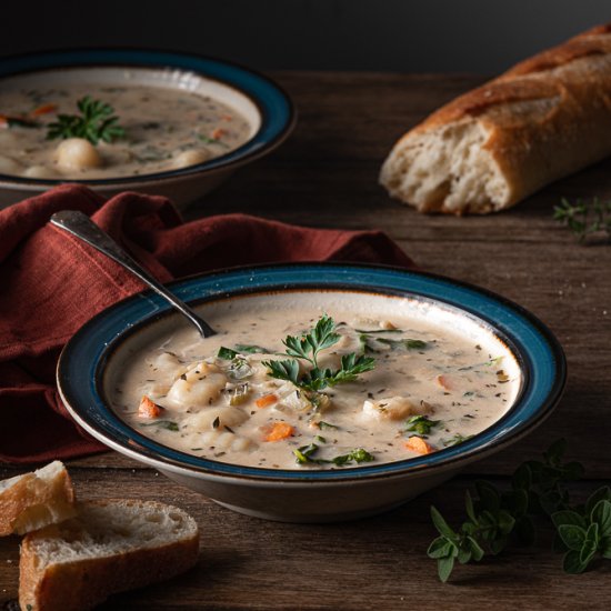 Creamy Vegetable Gnocchi Soup