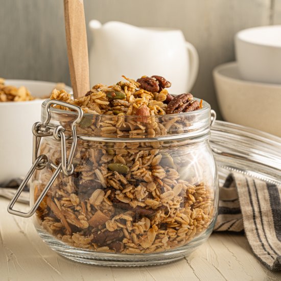 Maple Pecan Granola Recipe