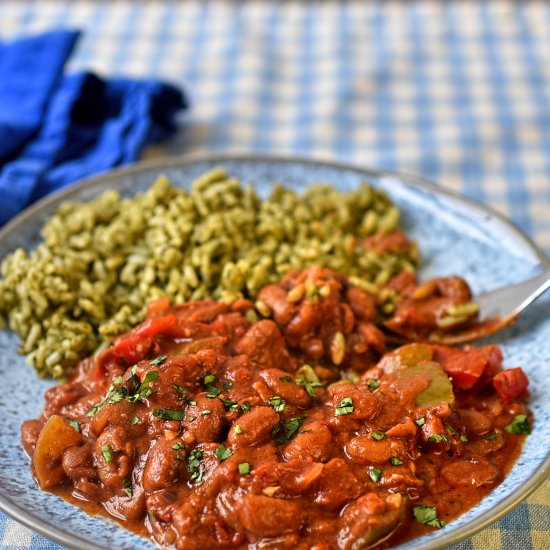 Mexican-style pinto beans