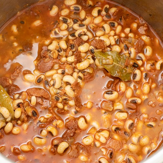 instant pot black-eyed peas