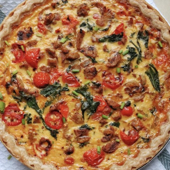 Loaded Breakfast Quiche