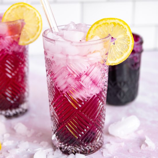 Blueberry Jam Lemonade Spritzer