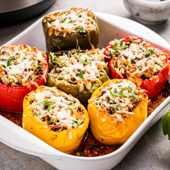 Instant Pot Stuffed Bell Peppers