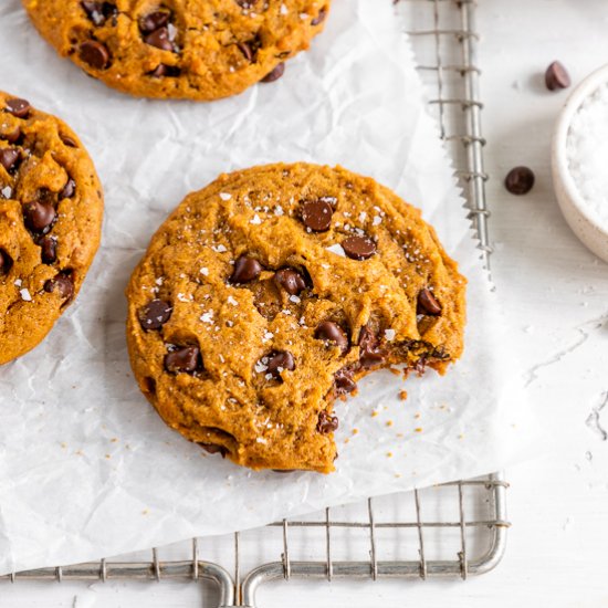 Pumpkin Chocolate Chip Cookies