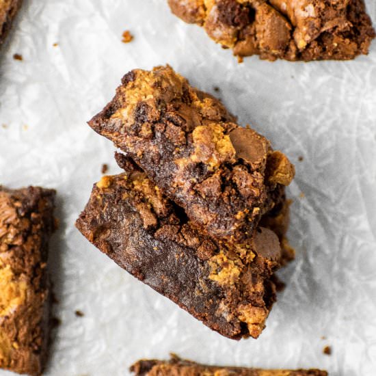 Peanut Butter Cup Brownies