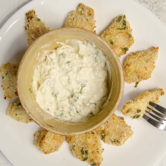 Golden Parmesan Chicken Nuggets