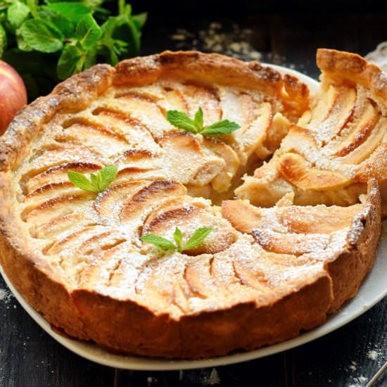 Sour Cream Apple Pie