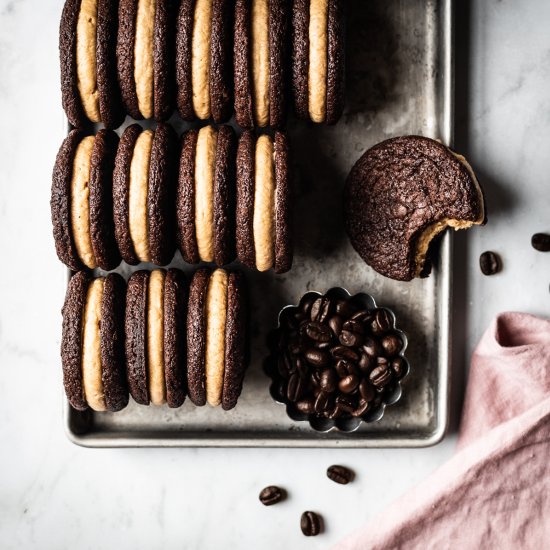 Chocolate Coffee Mascarpone Cookies