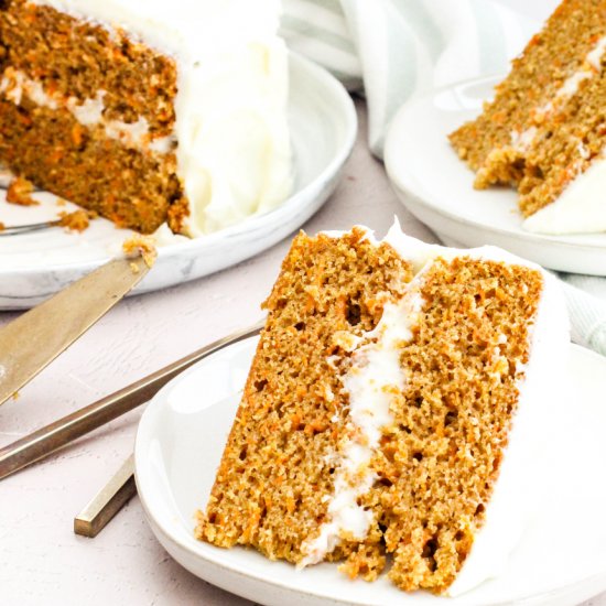 High Altitude Carrot Cake