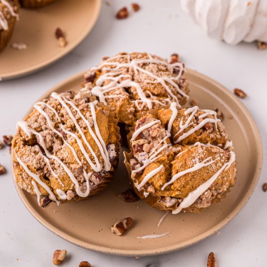 Pumpkin Crumb Muffins