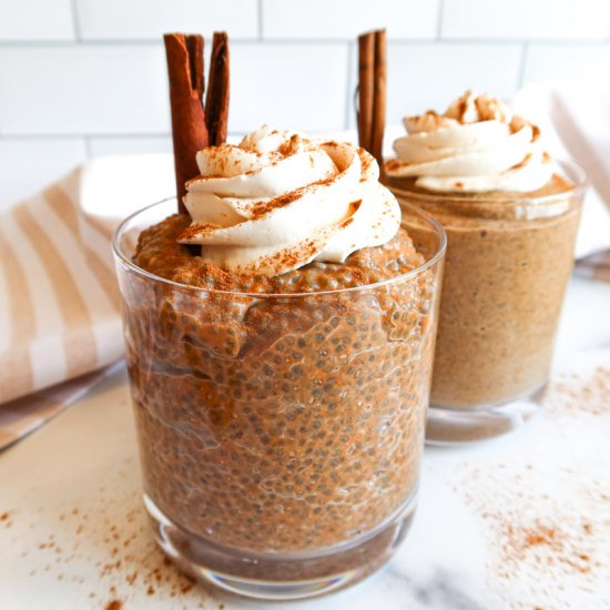 Pumpkin Chia Pudding 2 Ways